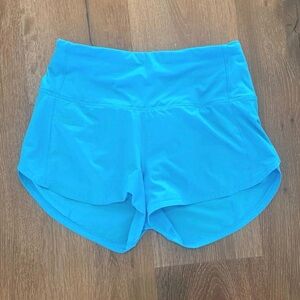 lululemon athletica Vibrant Blue Athletic Shorts